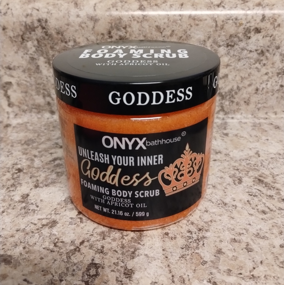Onyx Bathhouse Goddess Foaming Body Scrub 20oz NWT